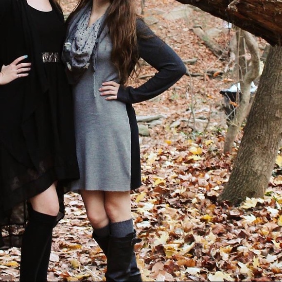 Long sleeve sweater dress - Picture 5 of 5